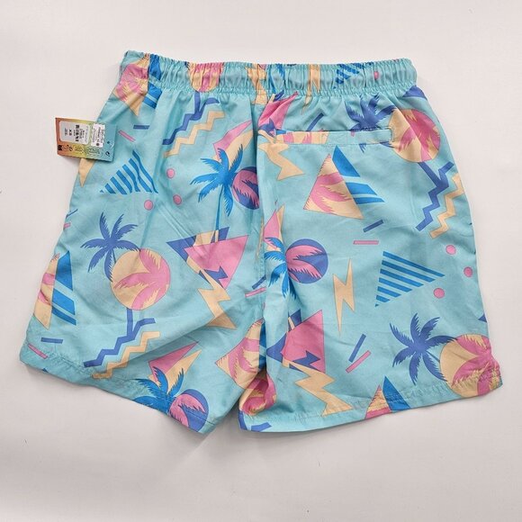 NWT‎ Men's Primark 80's Summer Swim Trunks with Liner Size XS - Picture 3 of 5